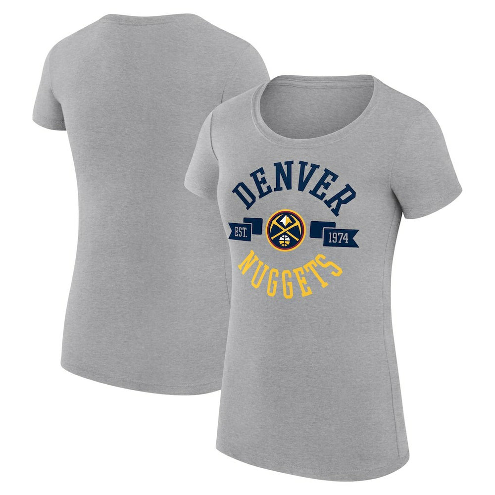 Denver Nuggets G-III 4Her by Carl Banks Women's Super-Slim Fit Lightweight Large City Logo T-Shirt sale