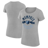 Memphis Grizzlies G-III 4Her by Carl Banks Women's Super-Slim Fit Lightweight Large City Logo T-Shirt