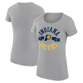 Indiana Pacers G-III 4Her by Carl Banks Women's Super-Slim Fit Lightweight Large City Logo T-Shirt