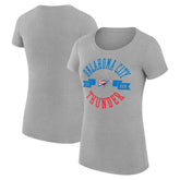 Oklahoma City Thunder G-III 4Her by Carl Banks Women's Super-Slim Fit Lightweight Large City Logo T-Shirt