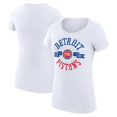 Detroit Pistons G-III 4Her by Carl Banks Women's Super-Slim Fit Lightweight Large City Logo T-Shirt sale