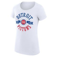 Detroit Pistons G-III 4Her by Carl Banks Women's Super-Slim Fit Lightweight Large City Logo T-Shirt sale