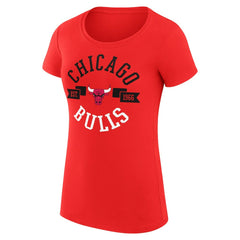 Chicago Bulls G-III 4Her by Carl Banks Women's Super-Slim Fit Lightweight Large City Logo T-Shirt sale