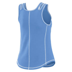Light Blue Tampa Bay Rays WEAR by Erin Andrews Women's Contrast Stitch Tank Top