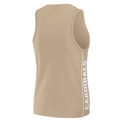 Tan St. Louis Cardinals WEAR by Erin Andrews Women's Tonal Tank Top