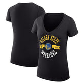 Golden State Warriors G-III 4Her by Carl Banks Women's Super-Slim Fit Lightweight Large City Logo V-Neck T-Shirt sale