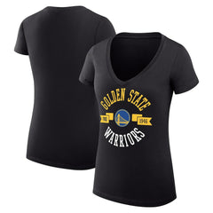 Golden State Warriors G-III 4Her by Carl Banks Women's Super-Slim Fit Lightweight Large City Logo V-Neck T-Shirt sale