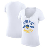 Golden State Warriors G-III 4Her by Carl Banks Women's Super-Slim Fit Lightweight Large City Logo V-Neck T-Shirt sale
