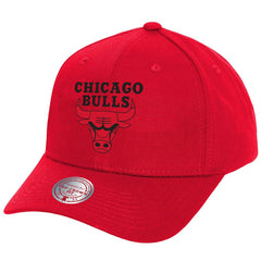 Mitchell & Ness Chicago Bulls Fire Red Pro Crown Snapback Hat