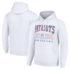 Starter Unisex Throwback Logo Pullover Hoodie - New England Patriots Hoodies