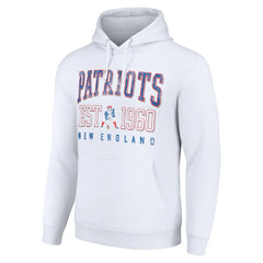 Starter Unisex Throwback Logo Pullover Hoodie - New England Patriots Hoodies