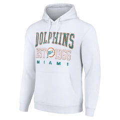 Starter Unisex Throwback Logo Pullover Hoodie - Miami Dolphins Hoodies