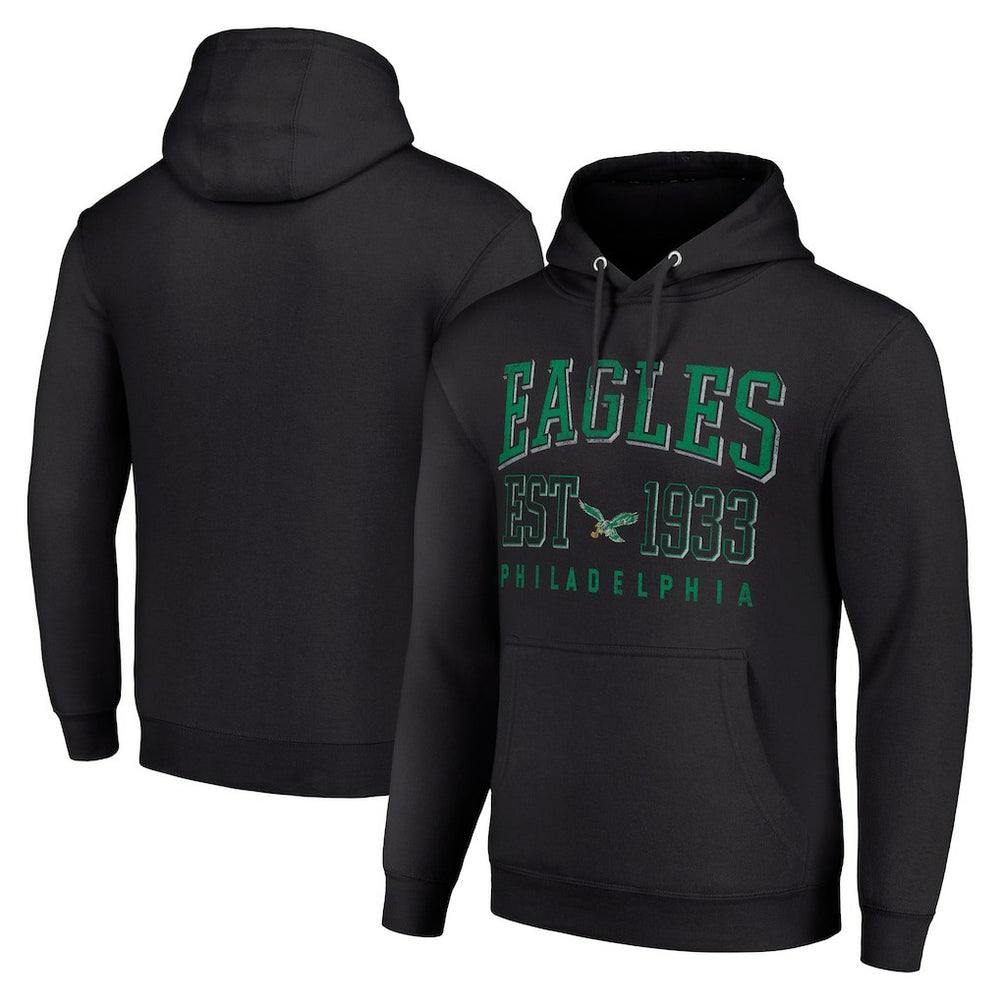Starter Unisex Throwback Logo Pullover Hoodie - Philadelphia Eagles Hoodies
