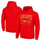 Starter Unisex Throwback Logo Pullover Hoodie - Kansas City Chiefs Hoodies