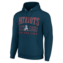 Starter Unisex Throwback Logo Pullover Hoodie - New England Patriots Hoodies