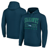 Starter Unisex Throwback Logo Pullover Hoodie - Seattle Seahawks Hoodies