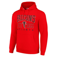 Starter Unisex Throwback Logo Pullover Hoodie - Atlanta Falcons Hoodies