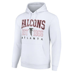 Starter Unisex Throwback Logo Pullover Hoodie - Atlanta Falcons Hoodies