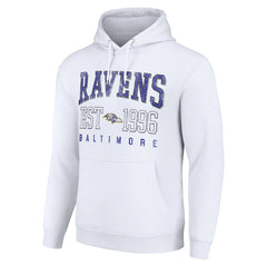 Starter Unisex Throwback Logo Pullover Hoodie - Baltimore Ravens Hoodies