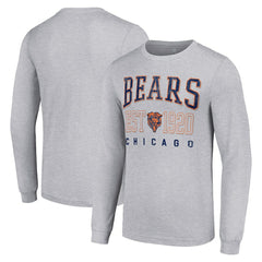 Starter Throwback Logo Long Sleeve T-Shirt - Chicago Bears T-shirts