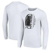 Starter Half Helmet Logo Long Sleeve T-Shirt - Miami Dolphins T-shirts
