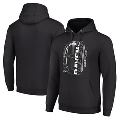 Starter Unisex Half Helmet Logo Pullover Hoodie - Baltimore Ravens Hoodies