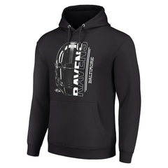 Starter Unisex Half Helmet Logo Pullover Hoodie - Baltimore Ravens Hoodies