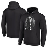 Starter Unisex Half Helmet Logo Pullover Hoodie - Pittsburgh Steelers Hoodies