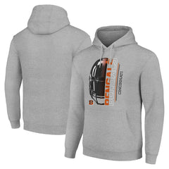 Starter Unisex Half Helmet Logo Pullover Hoodie - Cincinnati Bengals Hoodies