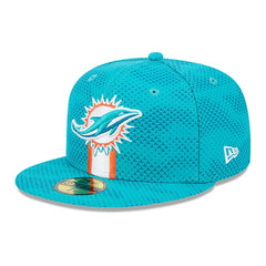 2024 Sideline 59FIFTY Fitted Hat - Miami Dolphins Hats