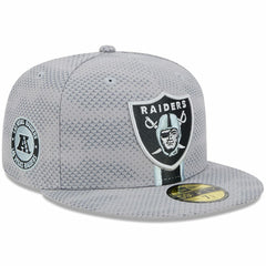 2024 Sideline 59FIFTY Fitted Hat - Las Vegas Raiders Hats