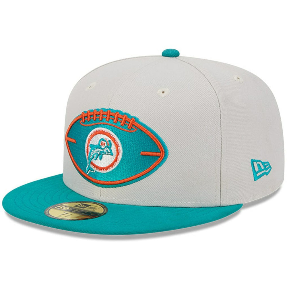 2024 Sideline Historic 59FIFTY Fitted Hat - Miami Dolphins Hats