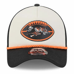2024 Sideline Historic 9FORTY A-Frame Trucker Adjustable Hat - Cincinnati Bengals Hats