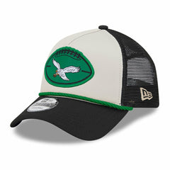 2024 Sideline Historic 9FORTY A-Frame Trucker Adjustable Hat - Philadelphia Eagles Hats