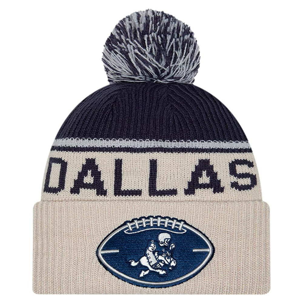NFL Sideline Historic Cuffed Knit Hat with Pom
- Dallas Cowboys Hats