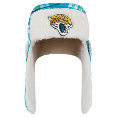 Sideline Plaid Sherpa Trapper Hat - Jacksonville Jaguars Hats