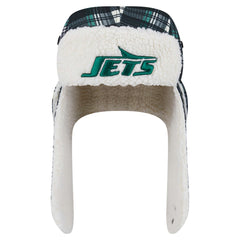 Sideline Plaid Sherpa Trapper Hat - New York Jets Hats