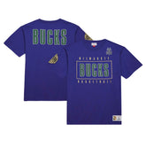 Mitchell & Ness Milwaukee Bucks Hardwood Classics Team OG 2.0 Premium Vintage Logo T-Shirt