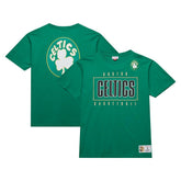 Mitchell & Ness Boston Celtics Hardwood Classics Team OG 2.0 Premium Vintage Logo T-Shirt