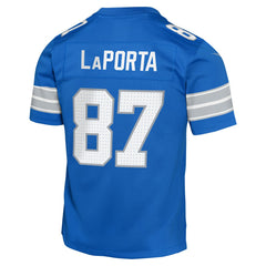 Sam LaPorta Youth Game Jersey - Detroit Lions Jerseys