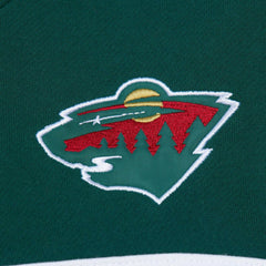 NHL Minnesota Wild Mitchell & Ness Head Coach Pullover Hoodie