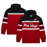 NHL Detroit Red Wings Mitchell & Ness Head Coach Pullover Hoodie