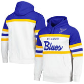 NHL St. Louis Blues Mitchell & Ness Head Coach Pullover Hoodie