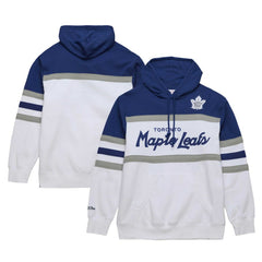 NHL Toronto Maple Leafs Mitchell & Ness Head Coach Pullover Hoodie