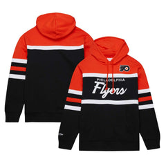 NHL Philadelphia Flyers Mitchell & Ness Head Coach Pullover Hoodie