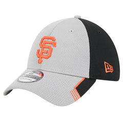 Gray/Black San Francisco Giants New Era Visor Trim 39THIRTY Flex Hat