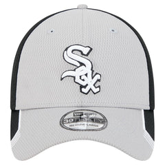 Gray/Black Chicago White Sox New Era Visor Trim 39THIRTY Flex Hat