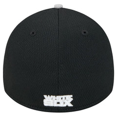 Gray/Black Chicago White Sox New Era Visor Trim 39THIRTY Flex Hat