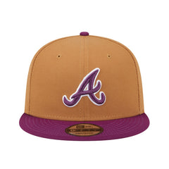 Brown/Purple Atlanta Braves New Era Color Pack Two-Tone 9FIFTY Snapback Hat