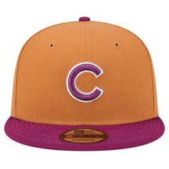 Brown/Purple Chicago Cubs New Era Color Pack Two-Tone 9FIFTY Snapback Hat